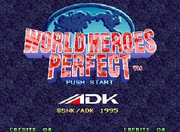 World Heroes Perfect screen shot title